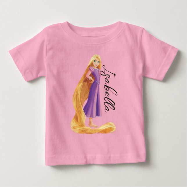 Fierce & Fearless Rapunzel Baby T-Shirt (Front)