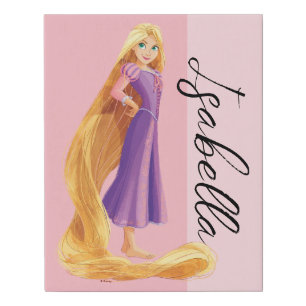 Fierce & Fearless Rapunzel Faux Canvas Print