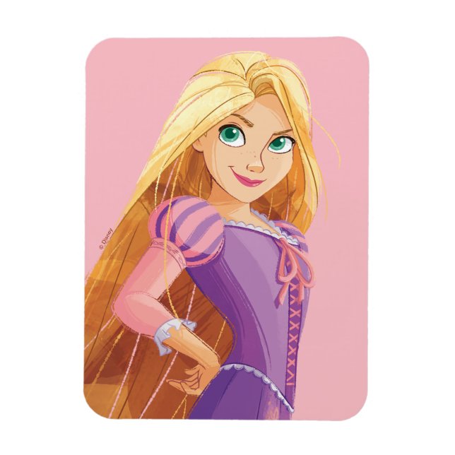 Fierce & Fearless Rapunzel Magnet (Vertical)
