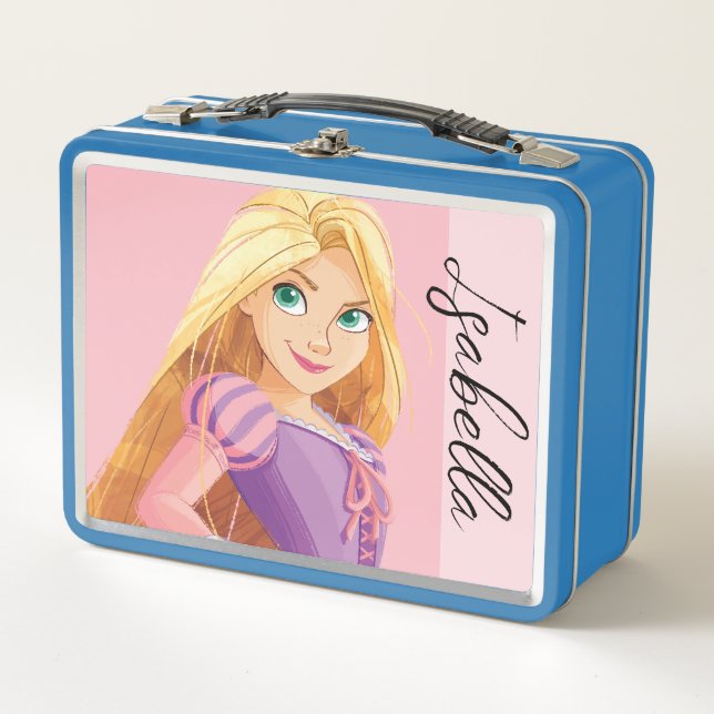 Fierce & Fearless Rapunzel Metal Lunch Box (Front)