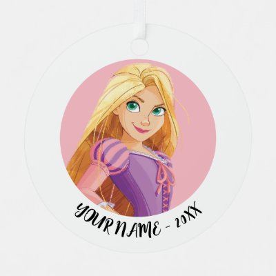 Fierce &amp; Fearless Rapunzel Metal Ornament