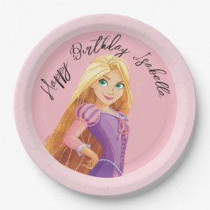 Fierce & Fearless Rapunzel Paper Plates