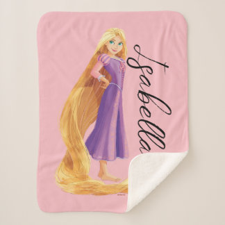 Fierce & Fearless Rapunzel Sherpa Blanket