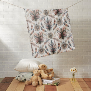 Fierce Feathers Baby Blanket