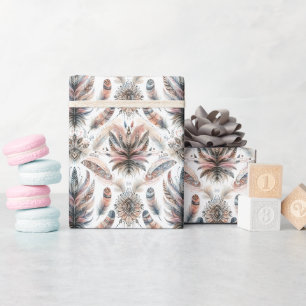 Fierce Feathers Wrapping Paper