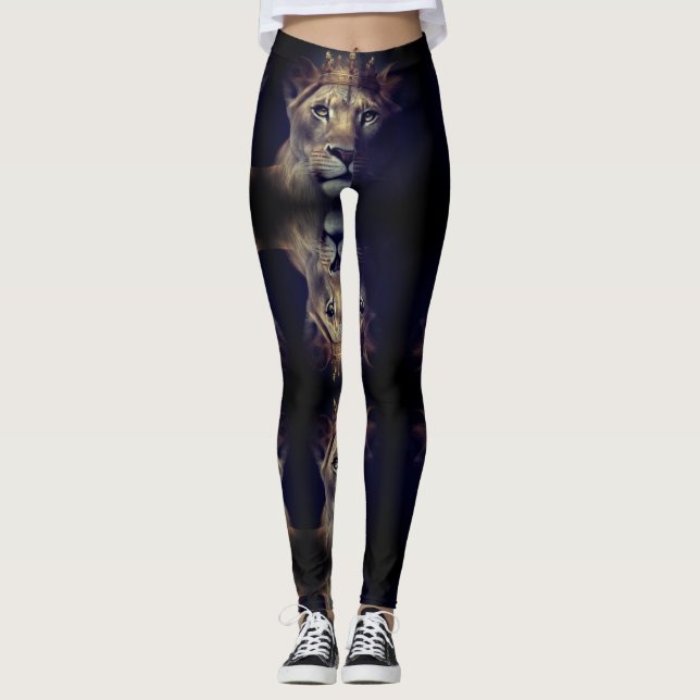 Fierce Feline Leggings (Front)