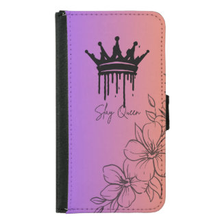 Fierce Feminine Vibes for Samsung Galaxy S5 Wallet Case