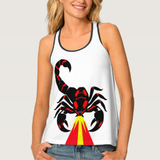Fierce Fire Scorpion Graphic  Tank Top
