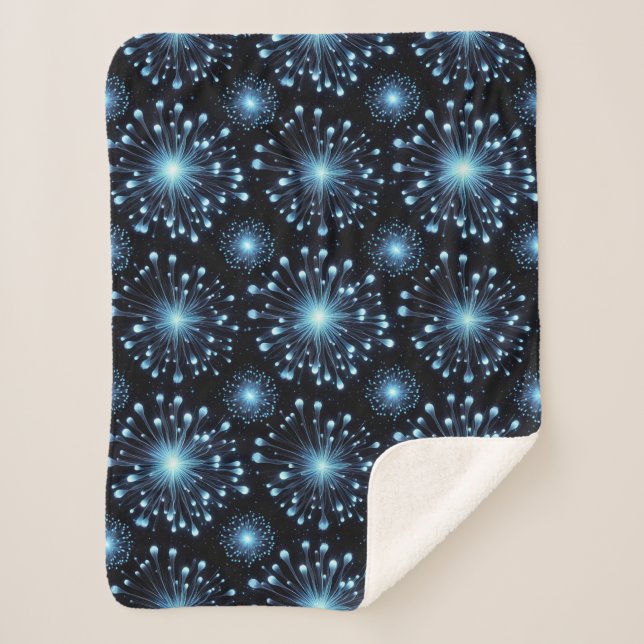 Fierce Fireworks  Sherpa Blanket (Front)