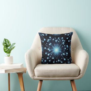 Fierce Fireworks Throw Pillow