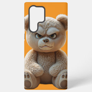 Fierce Fluffy Teddy Bear Angry Cute Samsung Galaxy S22 Ultra Case