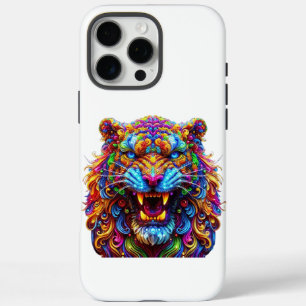 Fierce Glowing Tiger iPhone 16 Pro Max Case