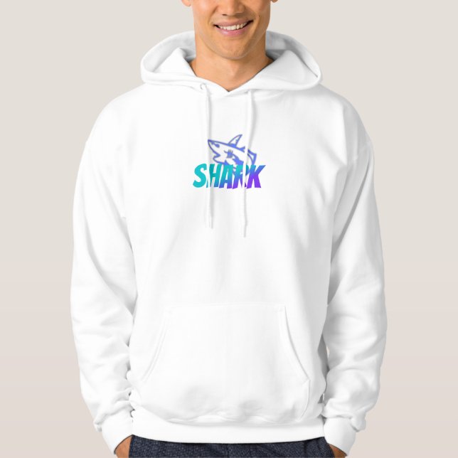 Fierce Gradient Shark Logo | Bold Ocean Hoodie (Front)