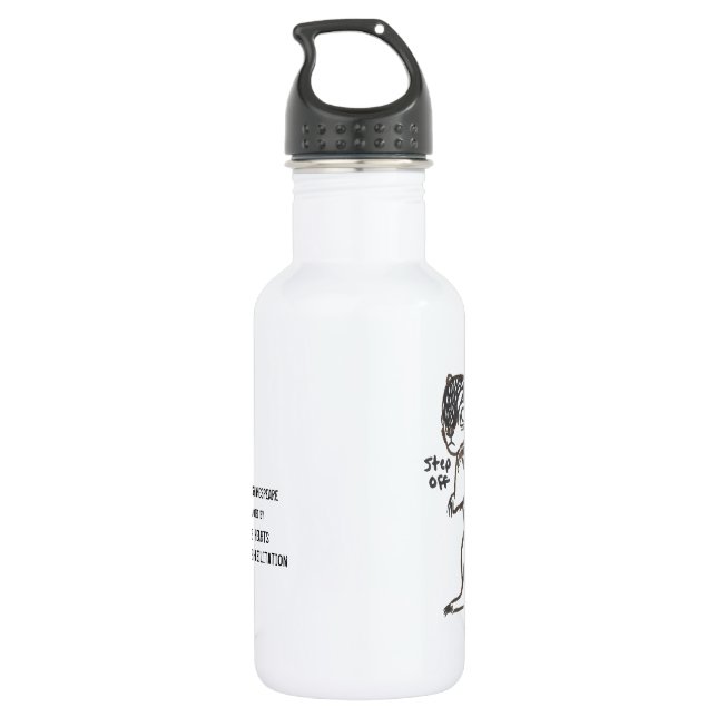 Fierce Ground Squirrel Water Bottle (Back)