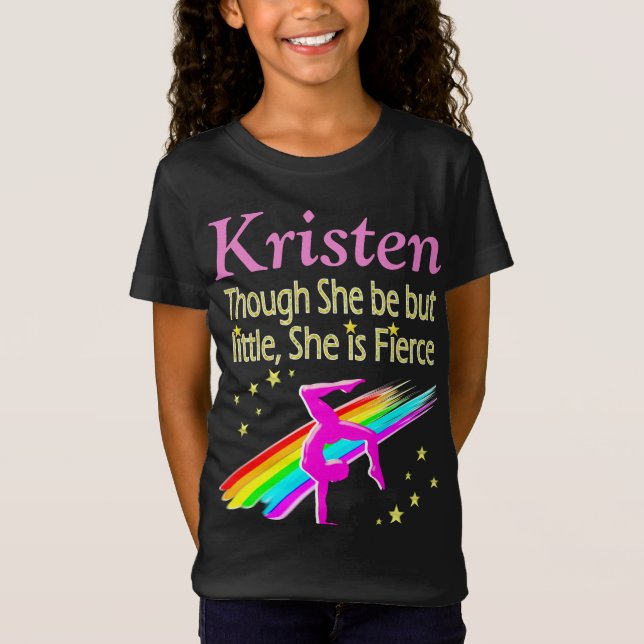 FIERCE GYMNAST PERSONALIZED TANK TOP (Front)