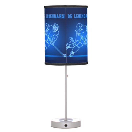 Fierce Hockey Player Lamp (Back)