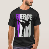 Fierce Karate Birthday Colorful Black Belt Practic