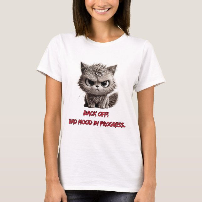 Fierce Kitty Attitude T-Shirt (Front)