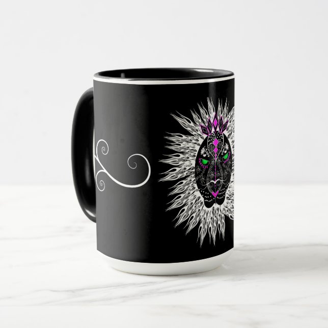 Fierce Leo the Lion Mug (Front Left)
