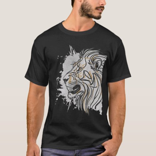 Fierce Lion T_shirt