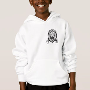 Fierce Lion with Claws Hoodie
