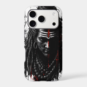 Fierce Lord Shiva Mahakal Grunge Dark Splash Art iPhone 17 Pro Case