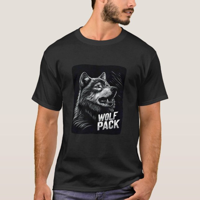 Fierce Loyalty with the Wolf Pack Statement T-Shirt (Front)