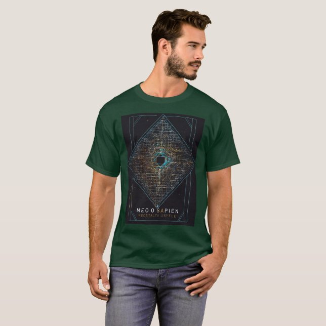 Fierce Neo Sapien Quantum Physics Logo T-Shirt  (Front Full)