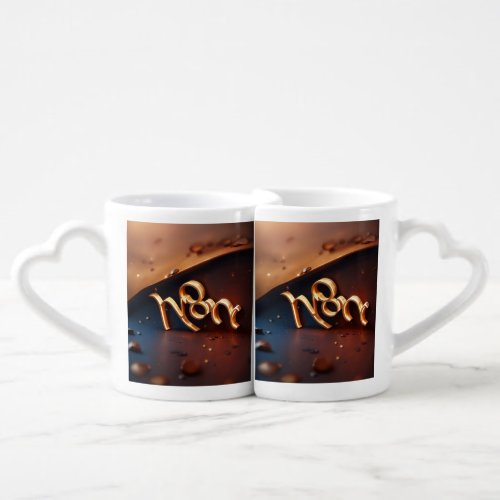 Fierce Noor 3D Logo Design for  Coffee Mug Set