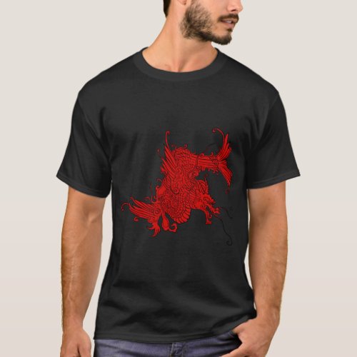 Fierce Oriental Dragon T_Shirt