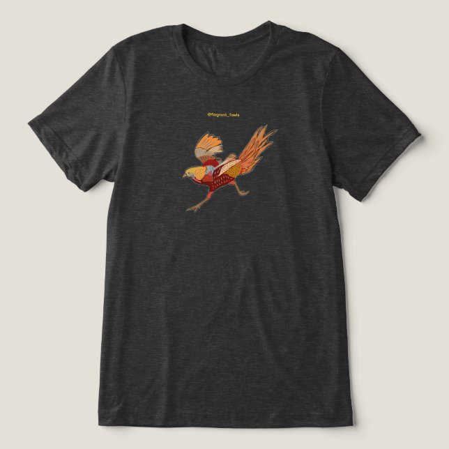 Fierce phoenix  Tri-Blend shirt (Design Front)