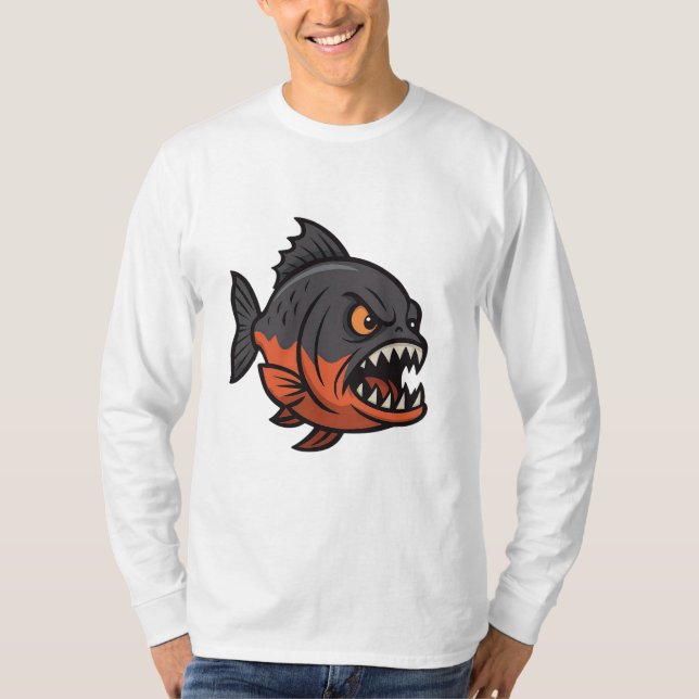 Fierce Piranha T-Shirt (Front)
