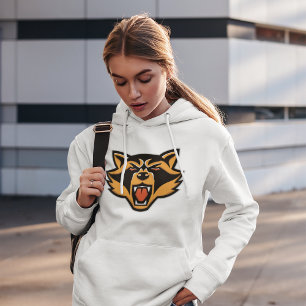 Fierce Raccoon Mascot Bold Wild Animal Graphic  Hoodie
