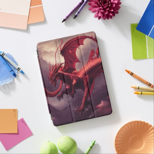 Fierce Red Dragon   iPad Air Cover