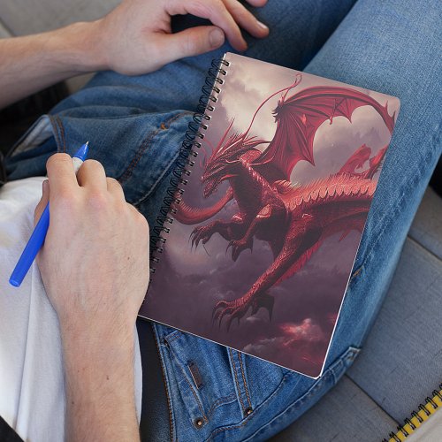 Fierce Red Dragon  Notebook