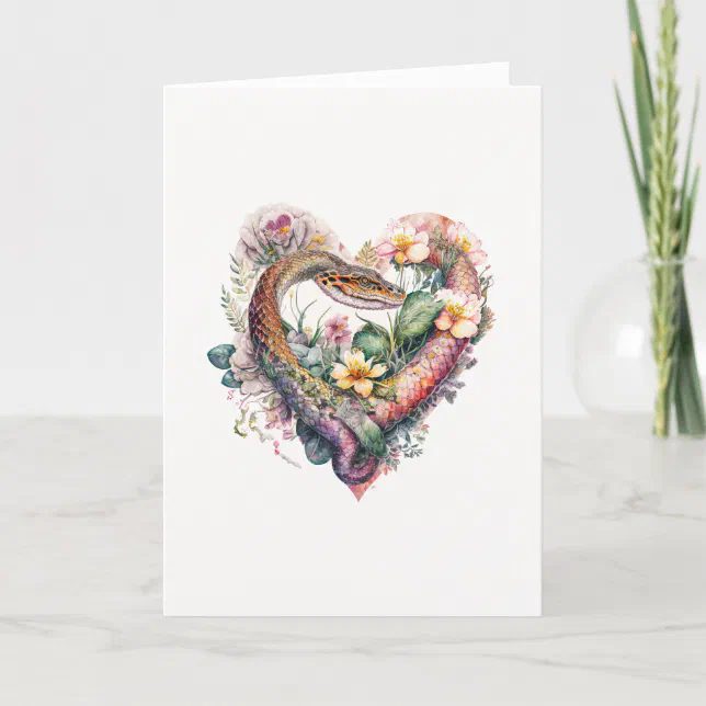 Fierce Snake Card Fierce Snake Card