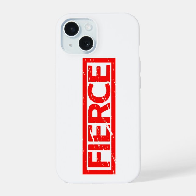 Fierce Stamp Iphone Case (Back)