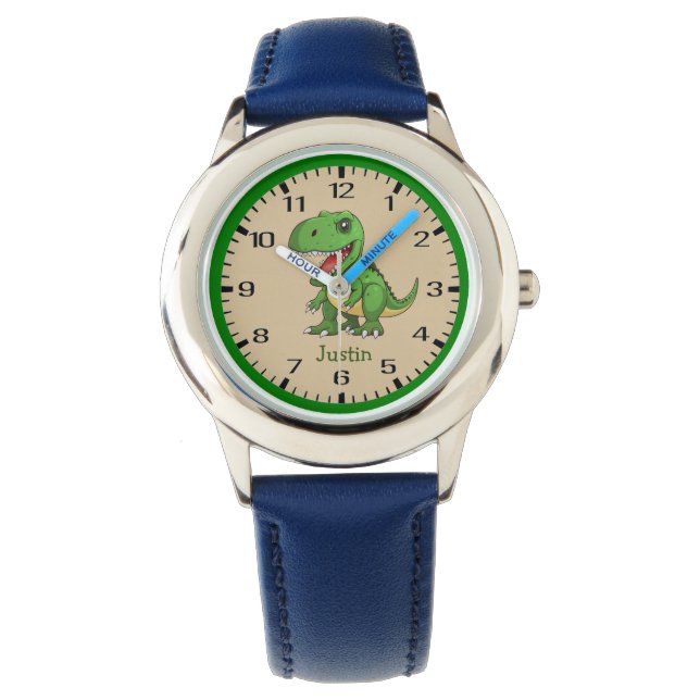 Fierce T-Rex Dinosaur Children's Watch (Front)