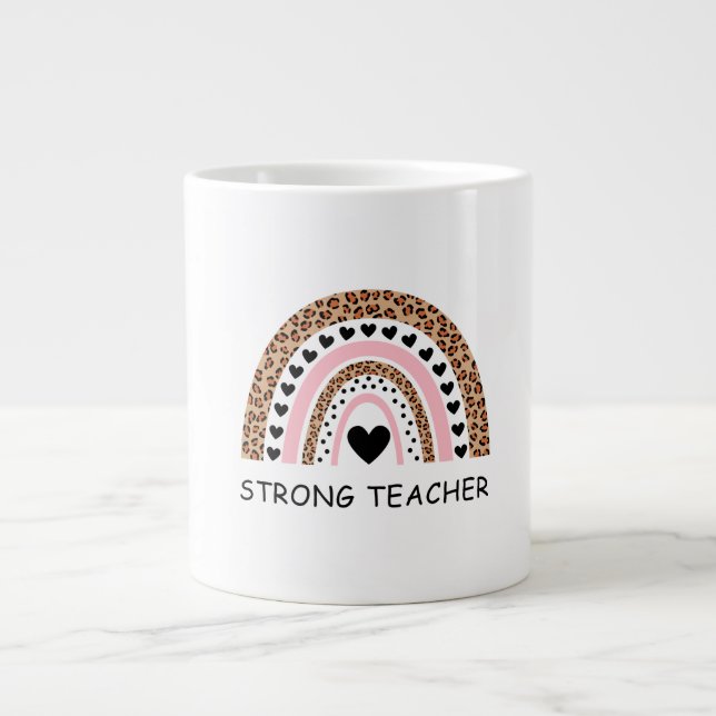 Fierce Teacher Valentine Giant Coffee Mug (Front)