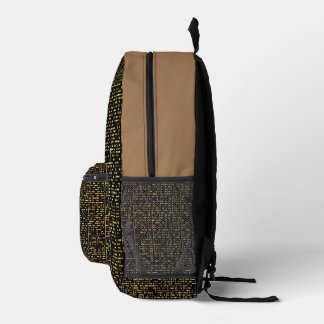 "Fierce Technology Man's Best Friend Art - Printed Backpack