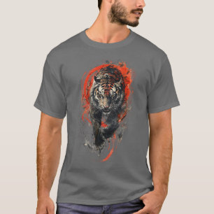 Fierce Tiger in Motion T-Shirt
