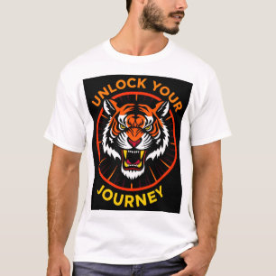 Fierce Tiger Motivational Design – Strength Power  T-Shirt
