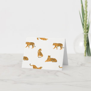 "Fierce" Tiger Note Card