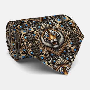 Fierce Tiger Tie Masculine Men's Fashion