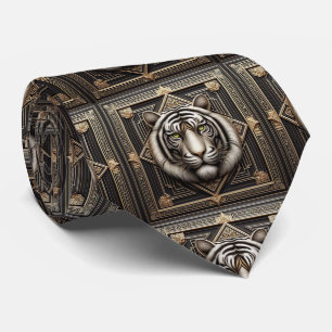 Fierce Tiger Tie Masculine Men's Fashion