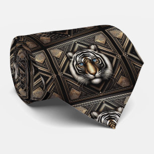 Fierce Tiger Tie Masculine Men's Fashion