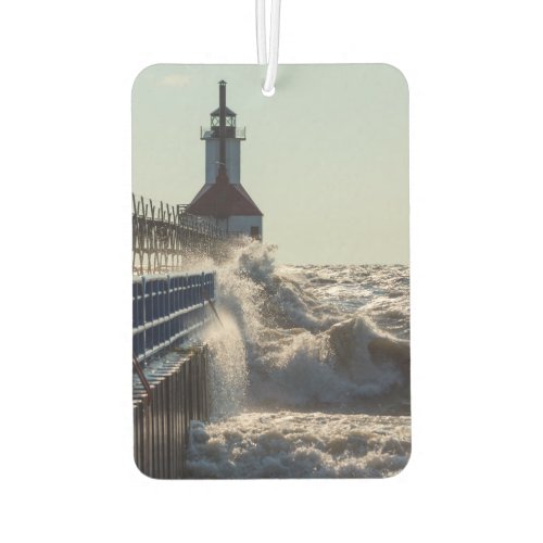 Fierce Waves At St Joseph Air Freshener