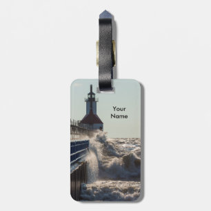 Fierce Waves At St Joseph Luggage Tag