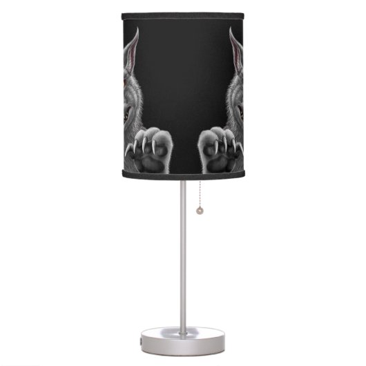 Fierce Werewolf Lamp (Left)