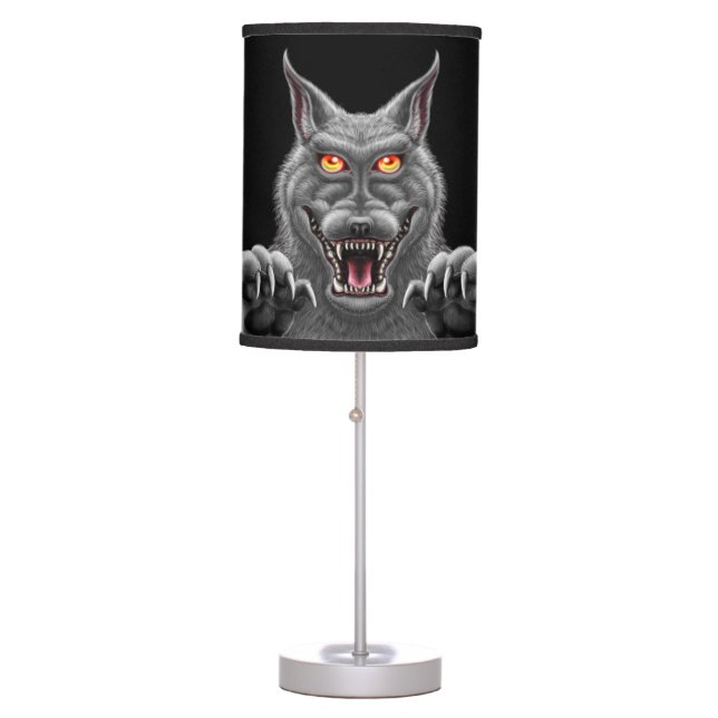 Fierce Werewolf Lamp (Front)